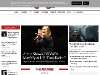 Screenshot sito: Rolling Stone