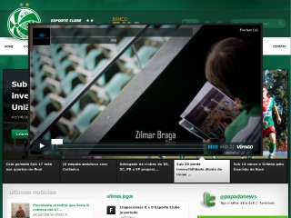 Screenshot sito: Juventude