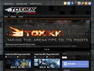 Screenshot sito: Toxikk Italia