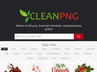 Screenshot sito: CleanPNG