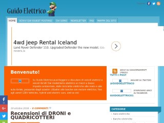 Screenshot sito: Guidoelettrico.com