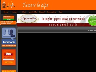 Screenshot sito: Fumare la Pipa