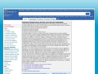 Screenshot sito: Concorsi.it