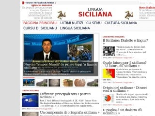 Screenshot sito: LinguaSiciliana.org