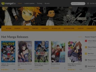 Screenshot sito: MangaFox