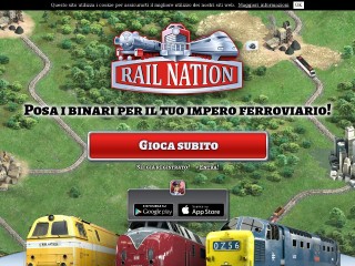 Screenshot sito: Rail Nation