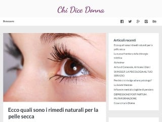 Screenshot sito: Chidicedonna.it