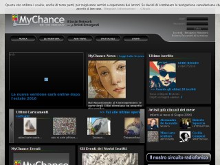 Screenshot sito: My Chance