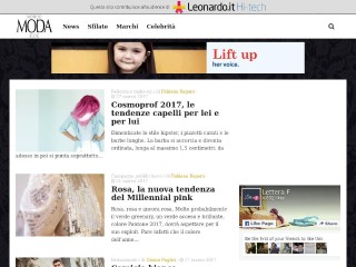 Screenshot sito: Mondomodablog.com