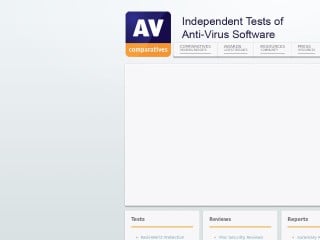 Screenshot sito: AV Comparatives