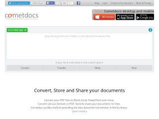 Screenshot sito: Cometdocs