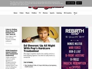 Screenshot sito: Rollingstone.com