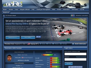 Screenshot sito: Grand Prix Racing Online