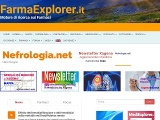 Screenshot sito: Nefrologia.net