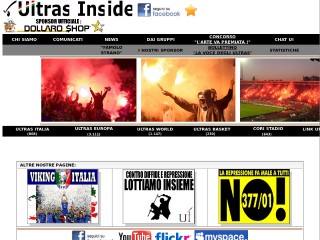 Screenshot sito: Ultra Inside