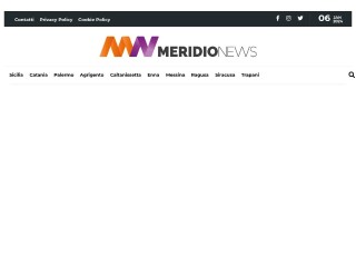 Screenshot sito: Meridionews.it