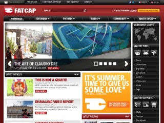 Screenshot sito: Fatcap.com
