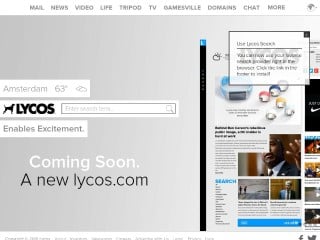 Screenshot sito: Lycos.it