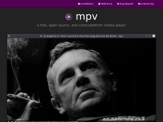 Screenshot sito: MPV