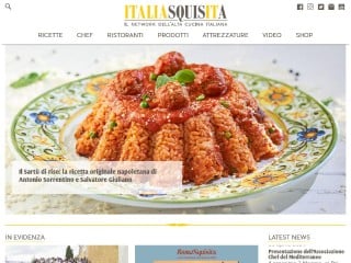 Screenshot sito: ItaliaSquisita.net
