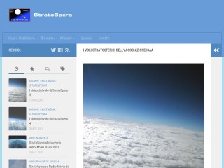 Screenshot sito: Stratospera.com