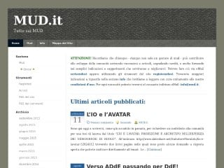 Screenshot sito: Mud.it