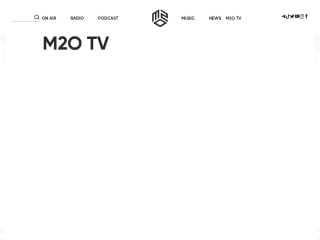 Screenshot sito: M2O TV