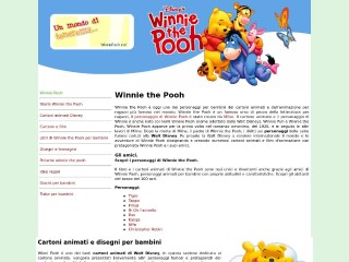 Screenshot sito: Winniepooh.net