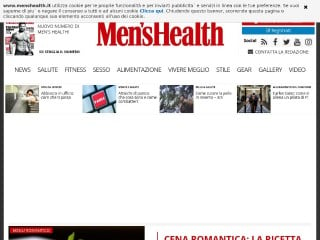 Screenshot sito: Men's Health