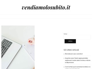 Screenshot sito: Vendiamolosubito.it