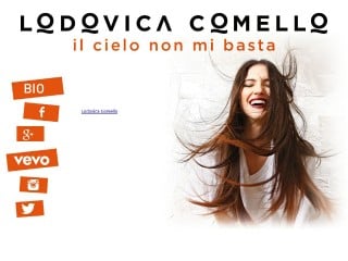 Screenshot sito: Lodovica Comello