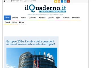 Screenshot sito: IlQuaderno.it
