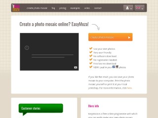 Screenshot sito: Easymoza