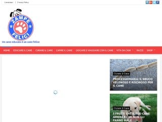 Screenshot sito: ZampeFelici.it