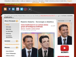 Screenshot sito: Maestro Roberto