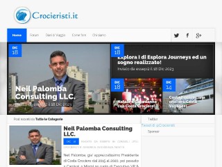 Screenshot sito: Crocieristi.it