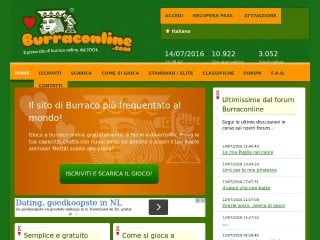 Screenshot sito: Burraconline.com
