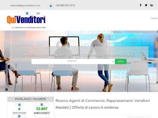 Screenshot sito: QuiVenditori