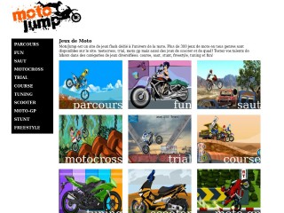 Screenshot sito: Motojump