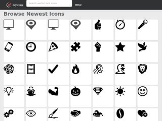 Screenshot sito: Dryicons Free Icons