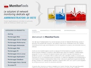 Screenshot sito: MonitorTools.it