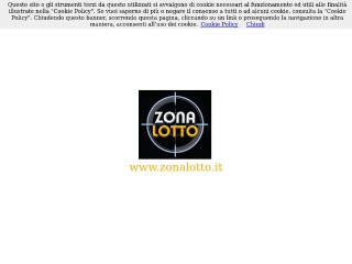 Screenshot sito: Zonalotto.it