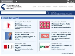 Screenshot sito: FilmItalia