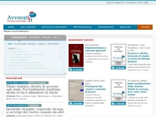 Screenshot sito: Avvocati.it