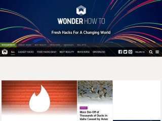 Screenshot sito: WonderHowTo