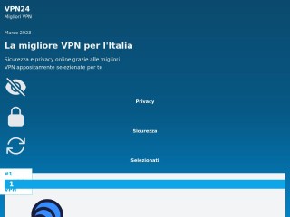 Screenshot sito: VPN24