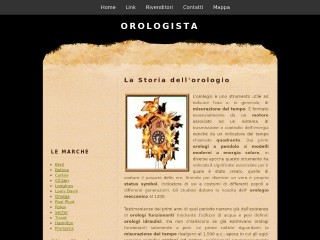 Screenshot sito: Orologista