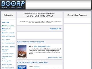 Screenshot sito: Guide Turistiche Gratis in PDF