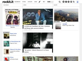 Screenshot sito: Rockit