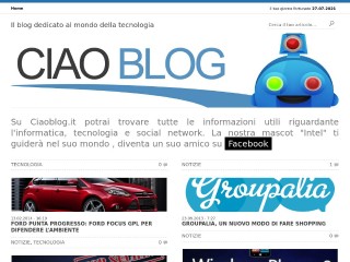 Screenshot sito: CiaoBlog.it
